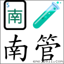 南管 对应emoji 的对照png图片