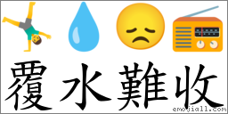 词覆水难收