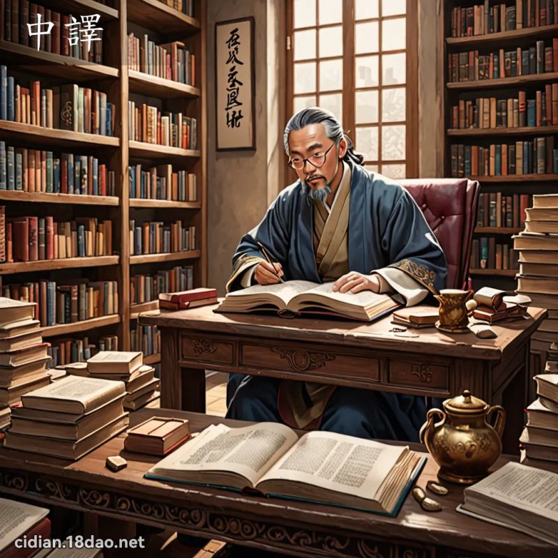 中譯 - 國語辭典配圖