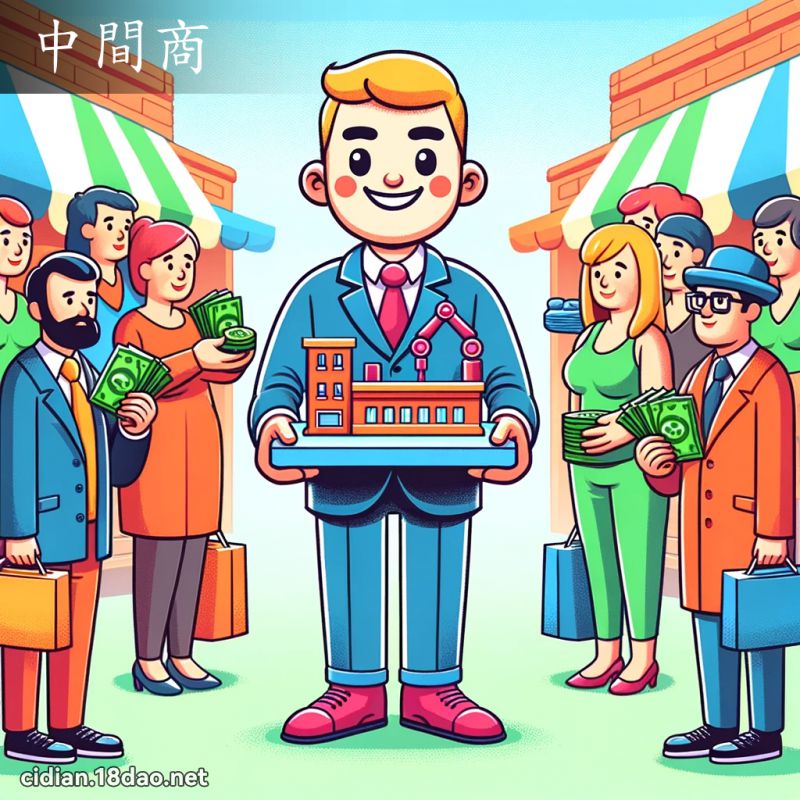 中间商 - 国语辞典配图