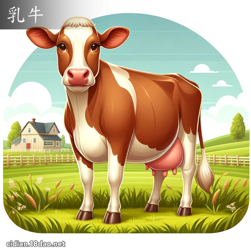 乳牛 - 国语辞典配图