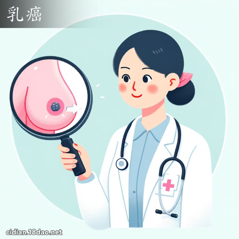 乳癌 - 國語辭典配圖