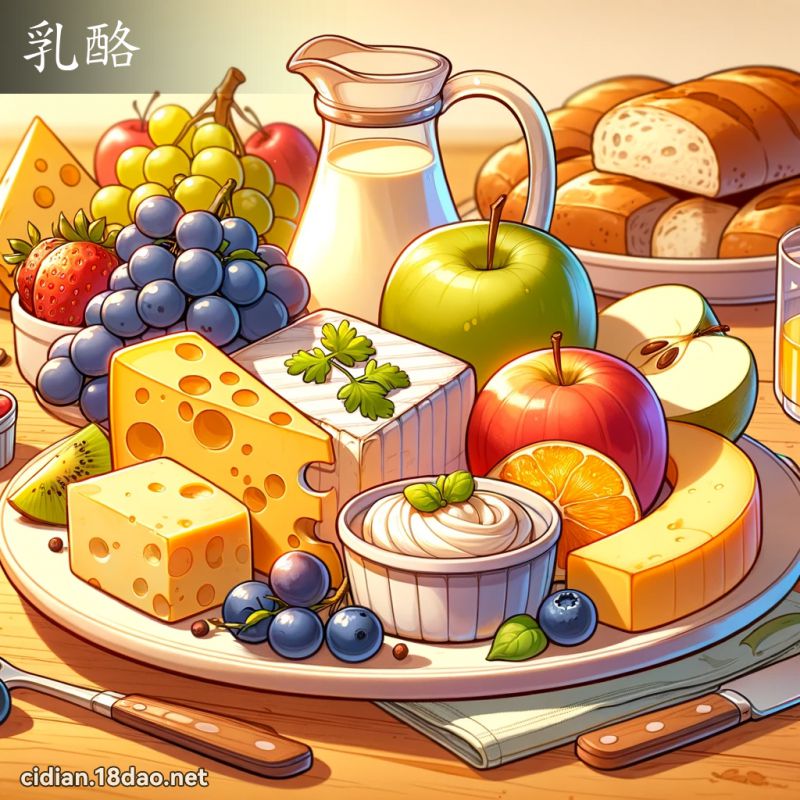 乳酪 - 国语辞典配图