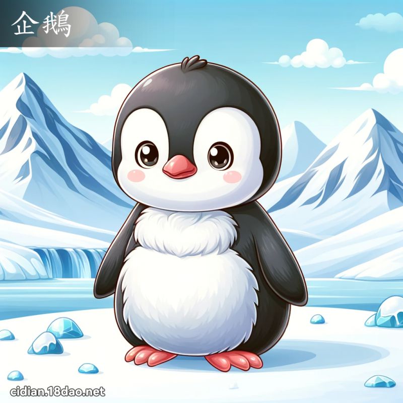 企鹅 - 国语辞典配图