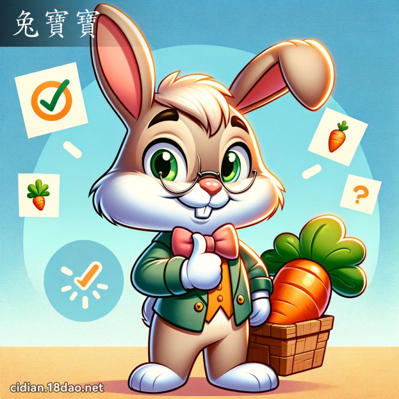 兔寶寶 - 國語辭典配圖