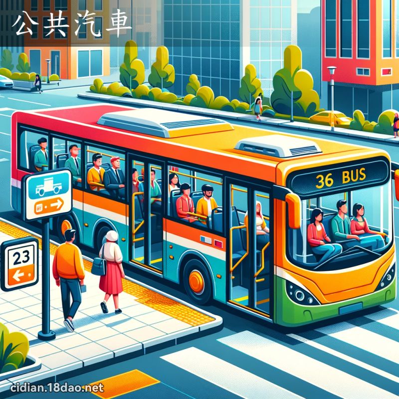 公共汽车 - 国语辞典配图