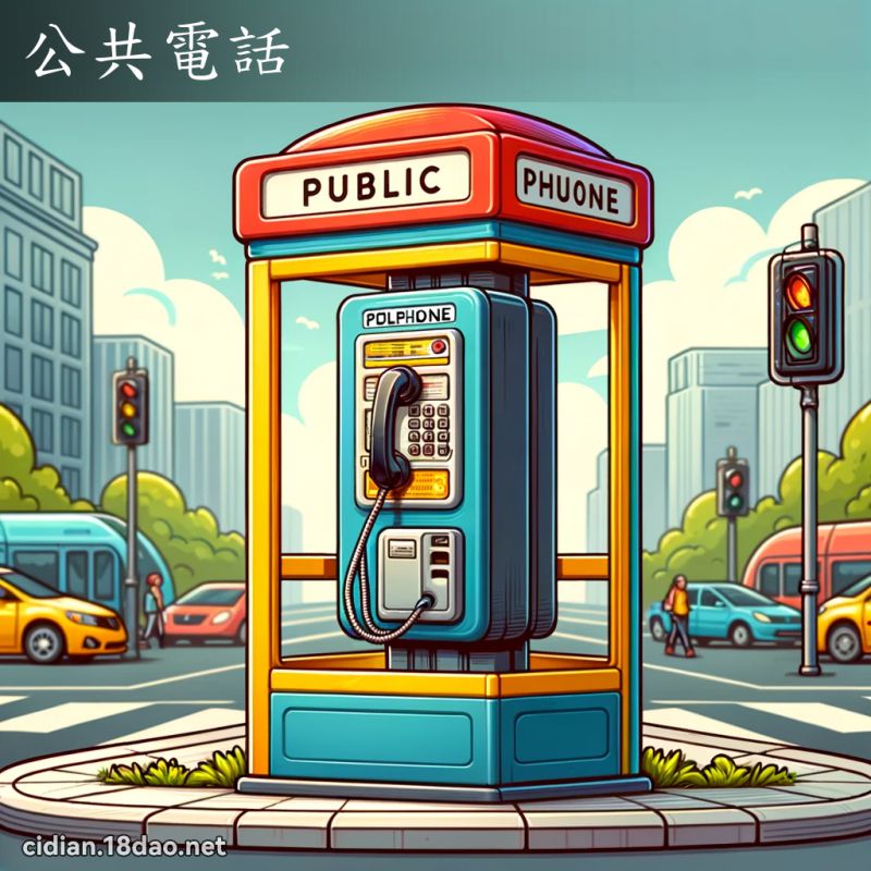 公共电话 - 国语辞典配图