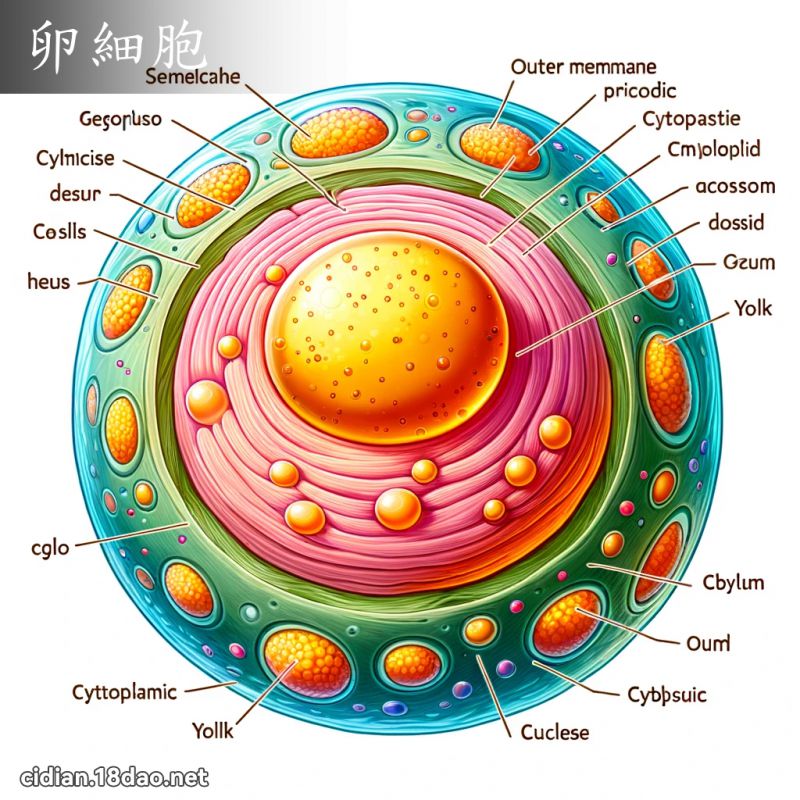 卵細胞 - 國語辭典配圖