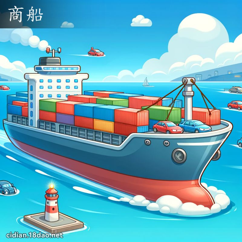 商船 - 国语辞典配图