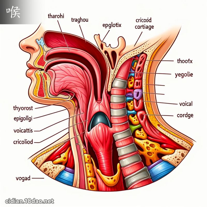 喉 - 国语辞典配图