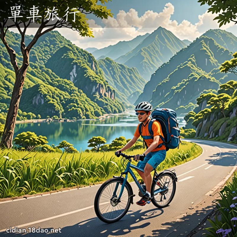 單車旅行 - 國語辭典配圖