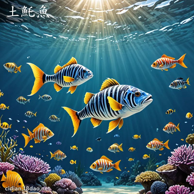 土魠魚 - 國語辭典配圖