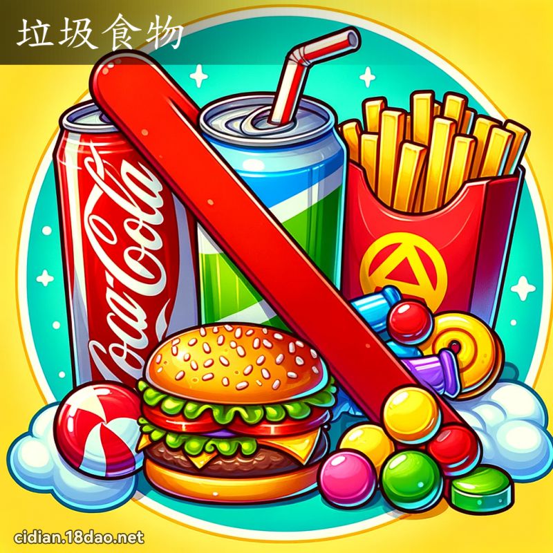 垃圾食物 - 国语辞典配图