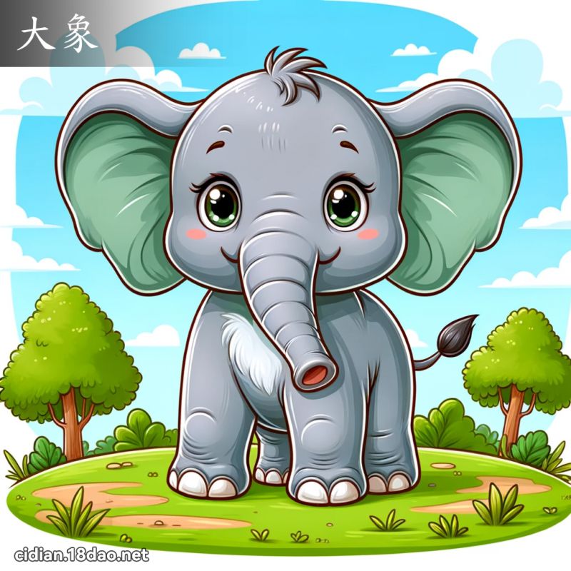 大象 - 国语辞典配图