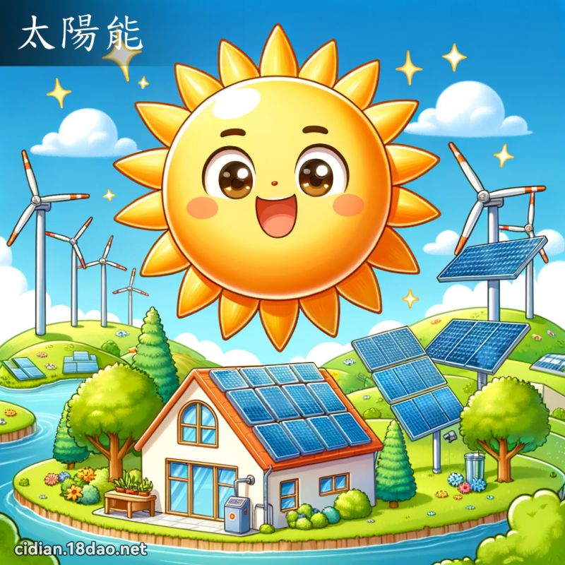 太阳能 - 国语辞典配图