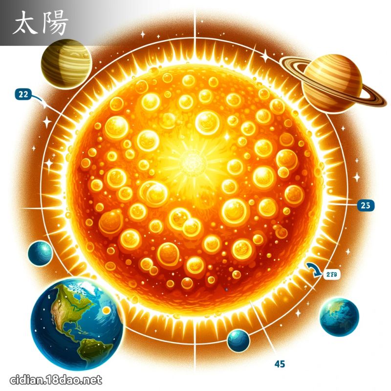 太陽 - 國語辭典配圖