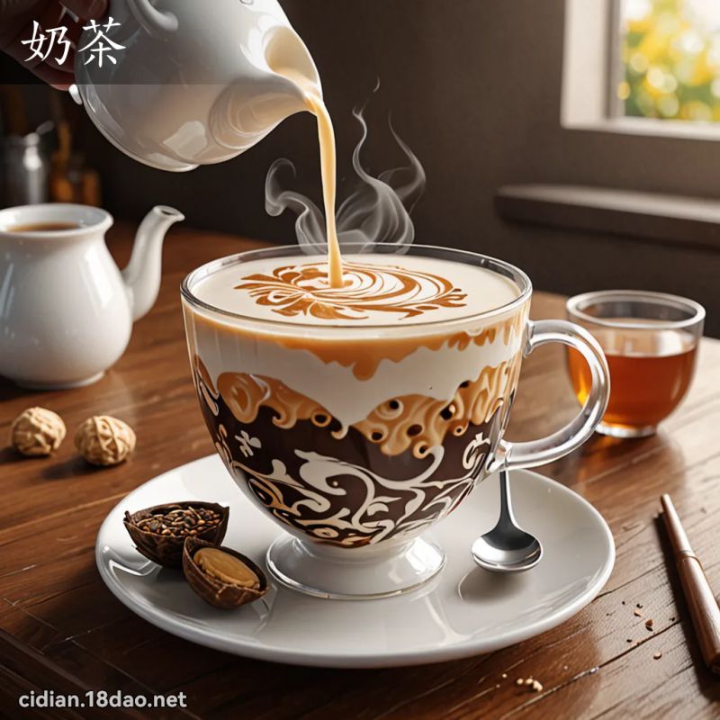 奶茶 - 国语辞典配图