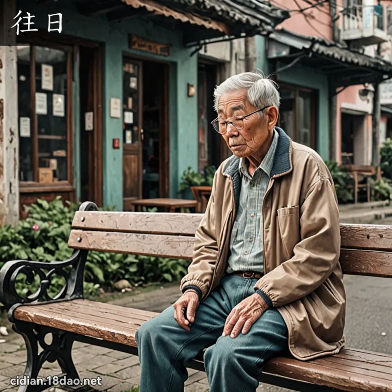 往日 - 國語辭典配圖