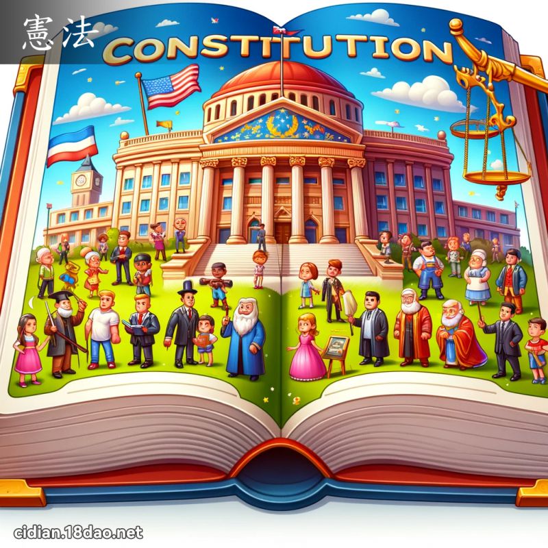 憲法 - 國語辭典配圖