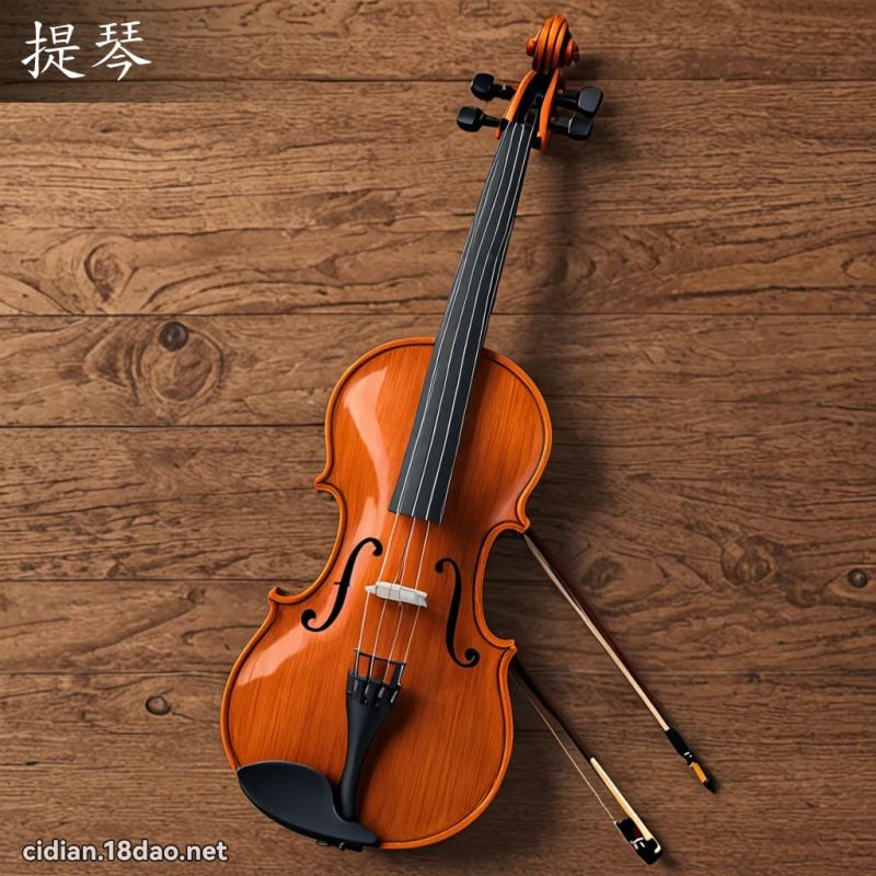 提琴 - 国语辞典配图