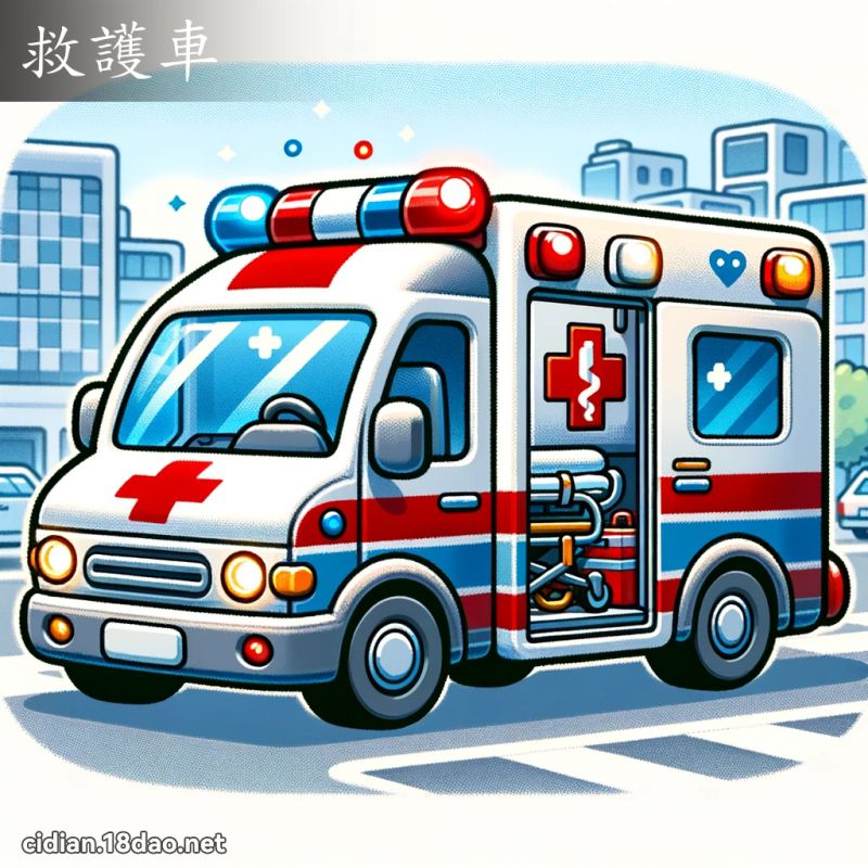 救护车 - 国语辞典配图