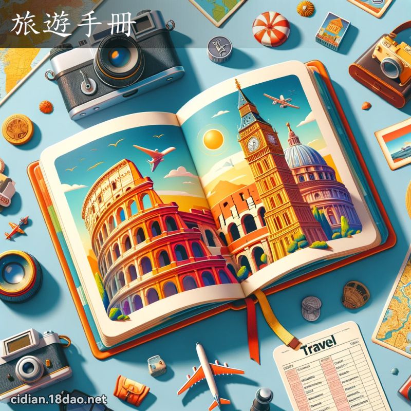 旅游手册 - 国语辞典配图