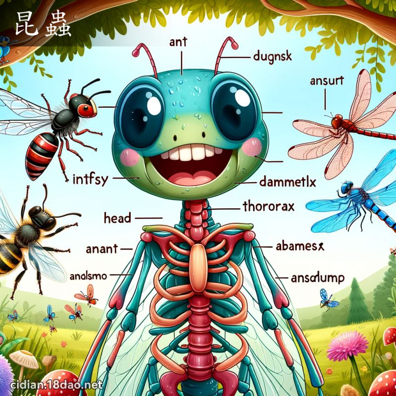 昆蟲 - 國語辭典配圖