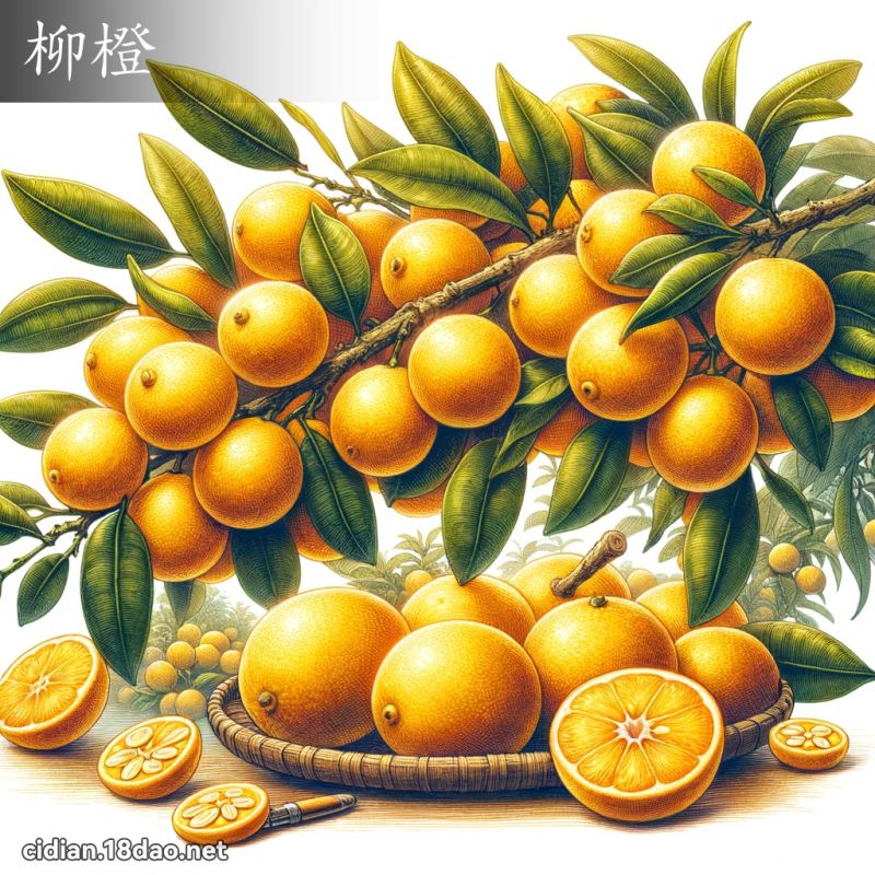 柳橙 - 国语辞典配图
