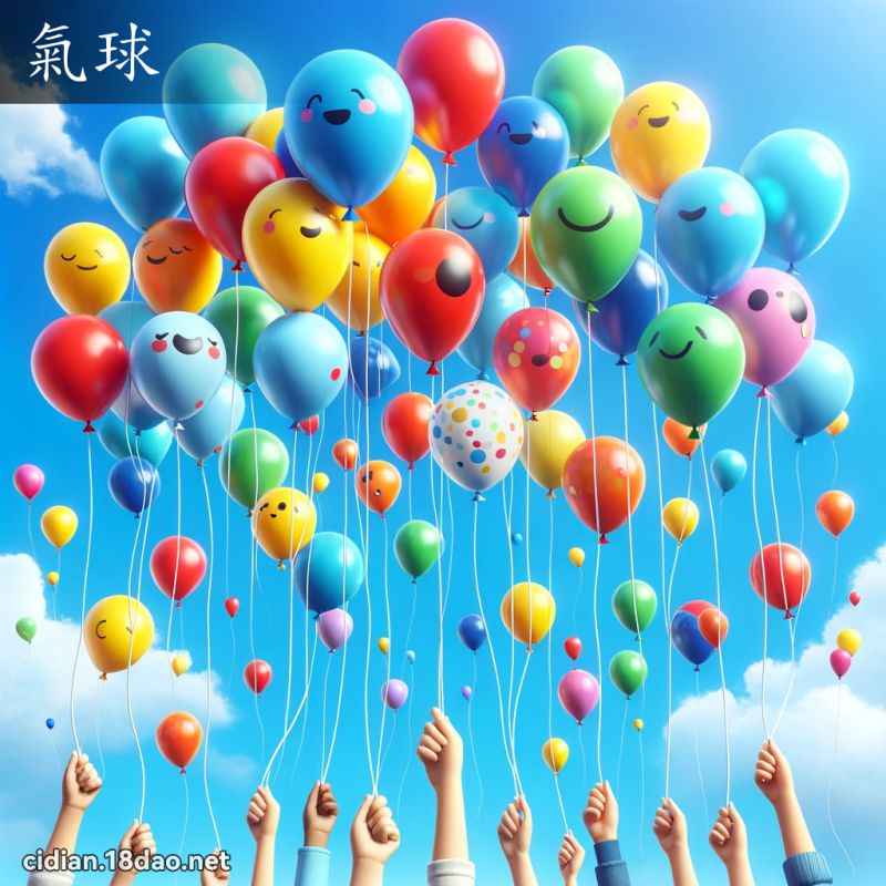 氣球 - 國語辭典配圖