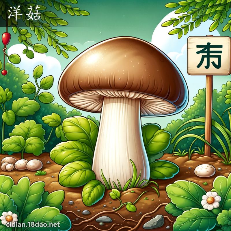 洋菇 - 国语辞典配图