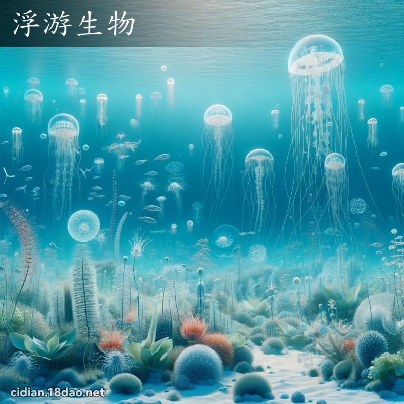 浮游生物 - 國語辭典配圖