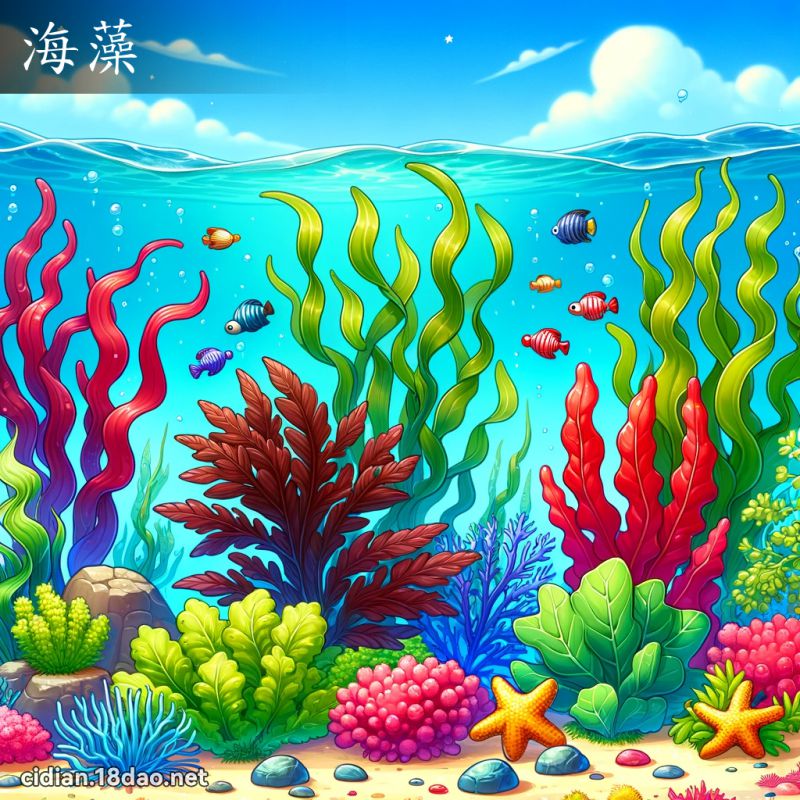 海藻 - 國語辭典配圖