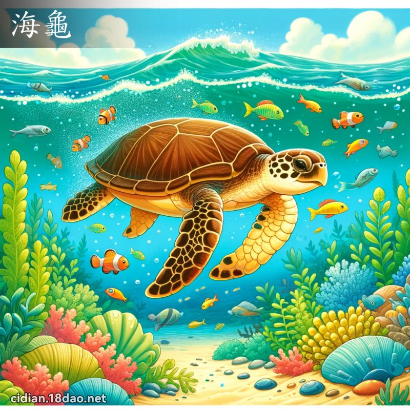 海龟 - 国语辞典配图