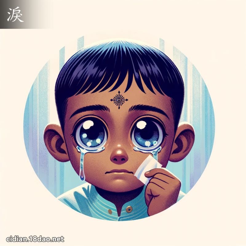 泪 - 国语辞典配图