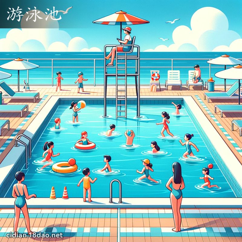 游泳池 - 国语辞典配图