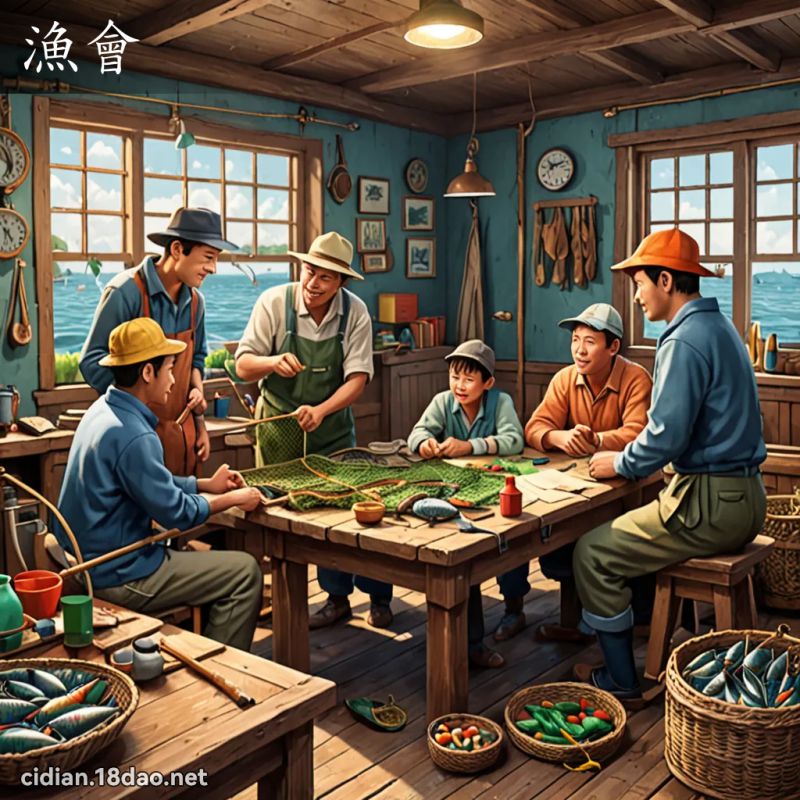 渔会 - 国语辞典配图