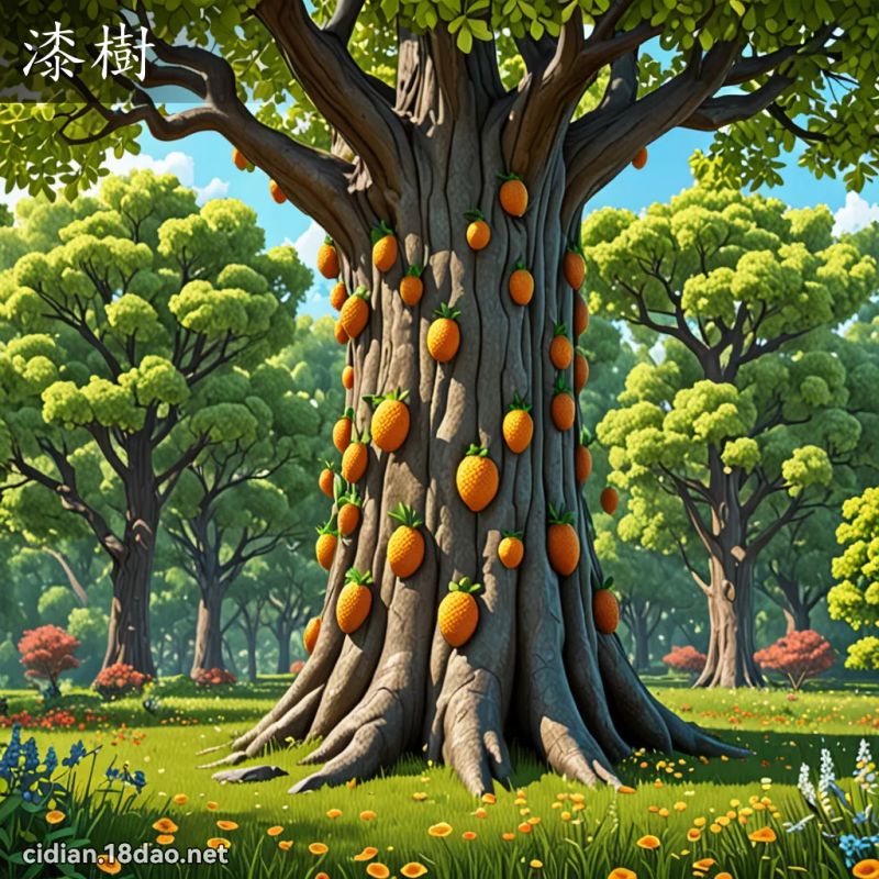 漆樹 - 國語辭典配圖