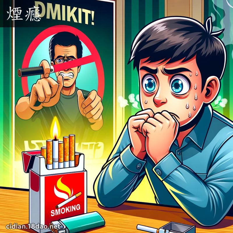 煙癮 - 國語辭典配圖