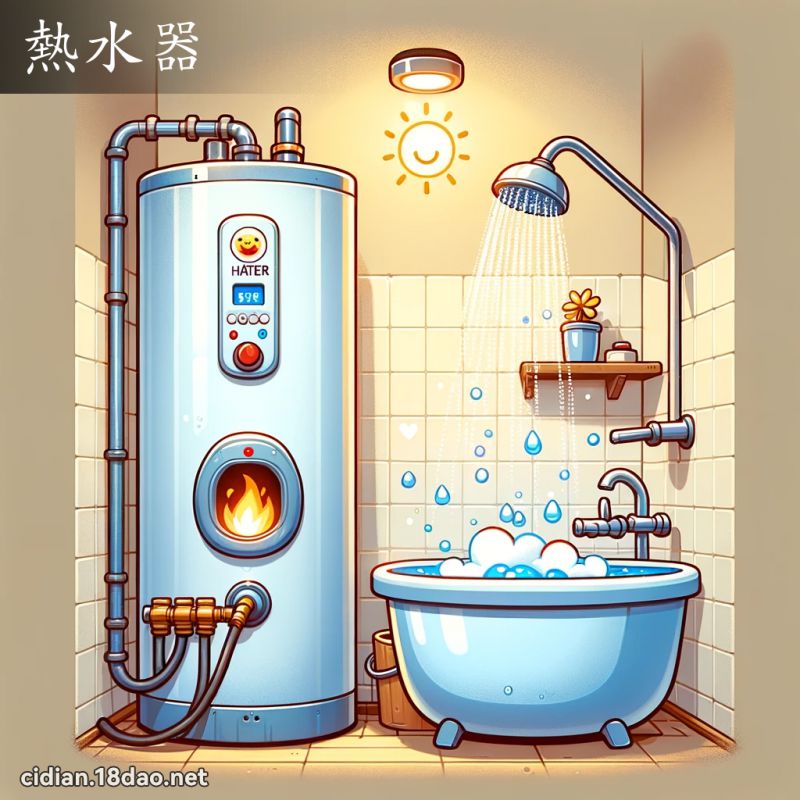 热水器 - 国语辞典配图