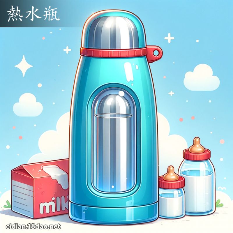 热水瓶 - 国语辞典配图