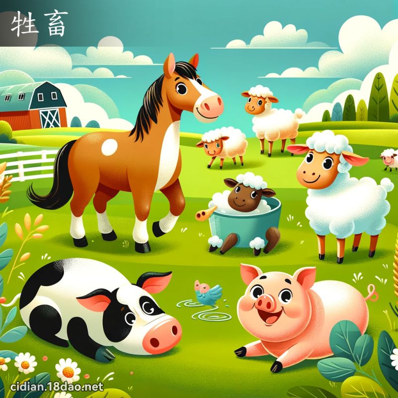 牲畜 - 國語辭典配圖