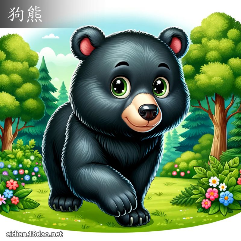 狗熊 - 国语辞典配图
