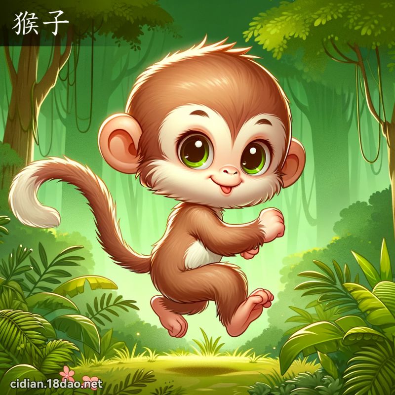 猴子 - 國語辭典配圖