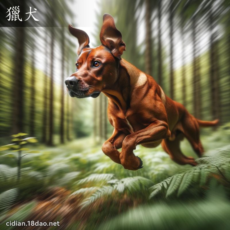 獵犬 - 國語辭典配圖