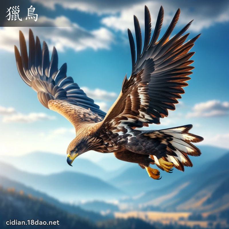 獵鳥 - 國語辭典配圖