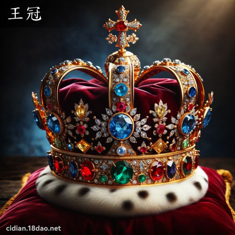 王冠 - 國語辭典配圖