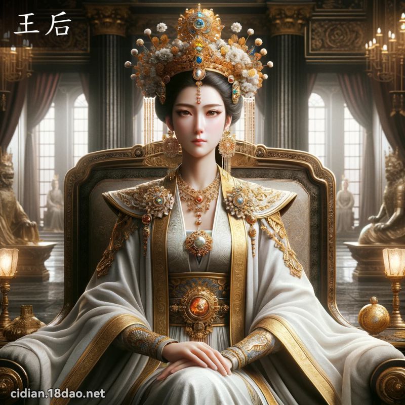 王后 - 國語辭典配圖