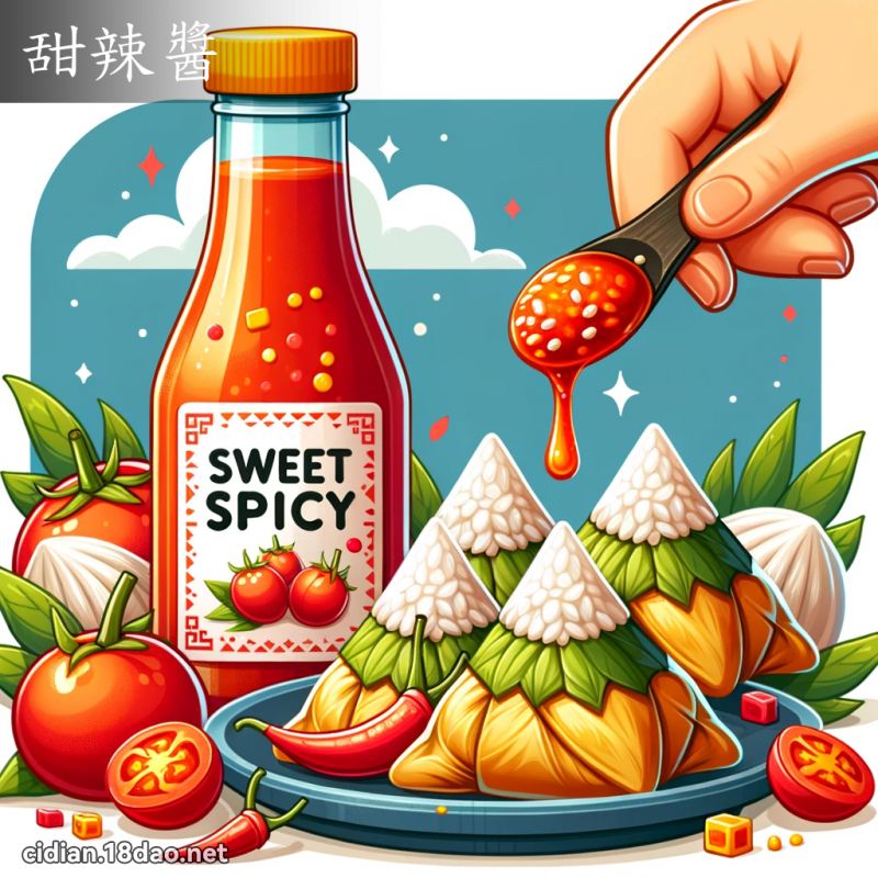 甜辣酱 - 国语辞典配图