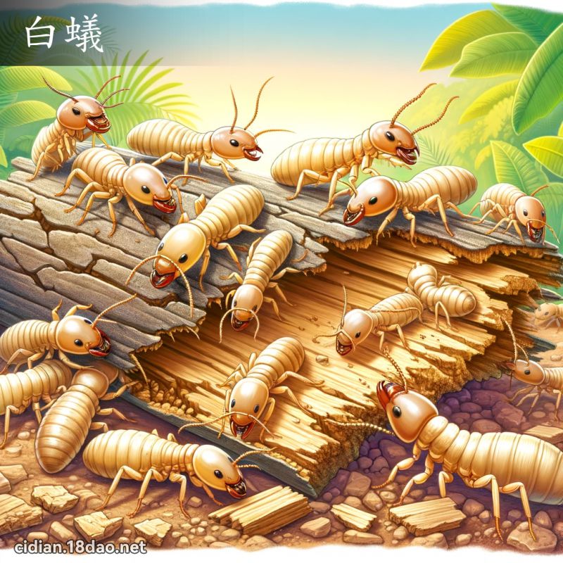 白蟻 - 國語辭典配圖
