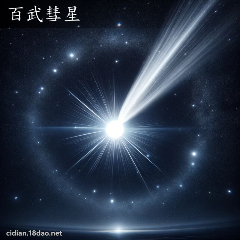 百武彗星 - 國語辭典配圖